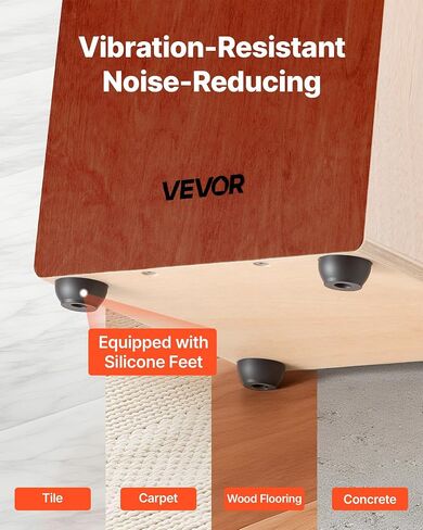 طبل مربع Vevor Cajon ، مع أسلاك كمين داخلية ، صندوق قرع خشبي خفيف الوزن ، آلة موسيقية طبل خشب البتولا المحمولة مع أقدام السيليكون ، للمبتدئين والمهنيين ، 12 × 12 × 17 في in Saudi Arabia