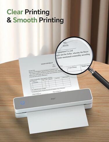 PRT Thermal Paper 8.5 X 11 Letter Thermal Printer Paper 100 sheets, Compatible With iDPRT HPRT PRT MT610 and Most Letter Thermal Portable Printer, for M08F-Letter, D810, M832, M834, A285M ... in Kuwait