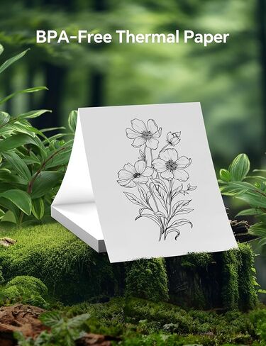 PRT Thermal Paper 8.5 X 11 Letter Thermal Printer Paper 100 sheets, Compatible With iDPRT HPRT PRT MT610 and Most Letter Thermal Portable Printer, for M08F-Letter, D810, M832, M834, A285M ... in Kuwait