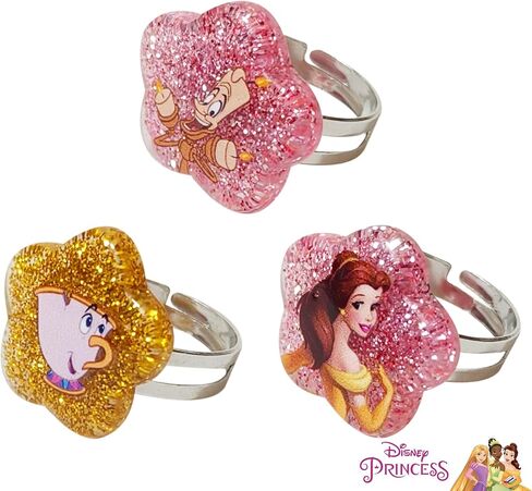 Luv لها مجموعة مجوهرات Girls Girls - ارتداء 9 قطع صندوق مجوهرات مربع مع قلادة حبة وسوار وحلقة - الملحقات - الأعمار 3+ in Saudi Arabia