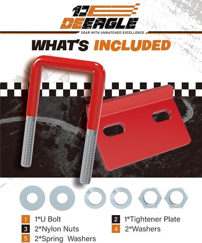 Deeagle Hitch Tidenener مضاد للحشرجة مثبت/وسادة كاتم الصوت من أجل 1.25 "إلى 2" ، ومقاومة المقطورة ، وعقدة ضوضاء مخفضة على عاتق جبل شحن الحاملة القارب رف القارب ، RV مقطورة مقطورة in Saudi Arabia