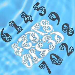 Lapoo Words Cutting Die for Scrapbooking - Durable, Cut Stencils for DIY Scrapbook Photo Album Decorative Paper Card, Card Making Supplies Party Wedding Decorations (Happy Birthday 4.1 x 3.3 in) in Kuwait