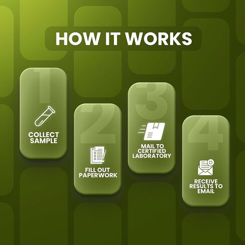 مجموعة اختبار العفن-يمكن أن تتضمن رسوم المختبر ، 1 مسحة الكشف عن أكثر من 20 نوعًا من أنواع القوالب وحبوب اللقاح ، دليل سهل الاستخدام ، اختبار مهني من الدرجة المهنية in Kuwait