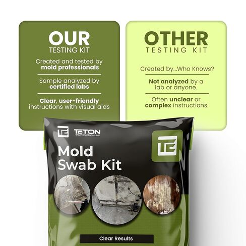 مجموعة اختبار العفن-يمكن أن تتضمن رسوم المختبر ، 1 مسحة الكشف عن أكثر من 20 نوعًا من أنواع القوالب وحبوب اللقاح ، دليل سهل الاستخدام ، اختبار مهني من الدرجة المهنية in Kuwait