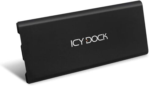 ICY DOCK M.2 NVMe إلى USB 3.2 Gen 2 (10Gbps) محول حاوية Thunderbolt 3 / 4 منفذ متوافق يتضمن كابلات USB-C / 3.0 (يدعم M.2 NVMe SSDs 22110 2280 2260 2242) | إيسينانو MB861U31-1M2B in Kuwait