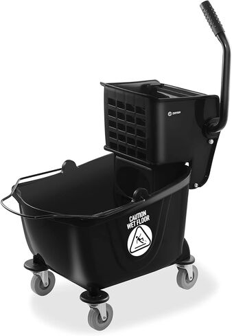 Dryser Commercial Mop Bucket with Side Press Wringer, 26 Quart, Blue in Saudi Arabia