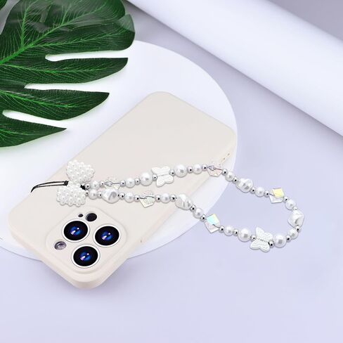 Ucharmbead فراشة الهاتف سحر الحبل سلسلة سلسلة كريستال حجر Kawaii الهاتف الخليوي حزام المعصم للنساء الفتيات in Kuwait
