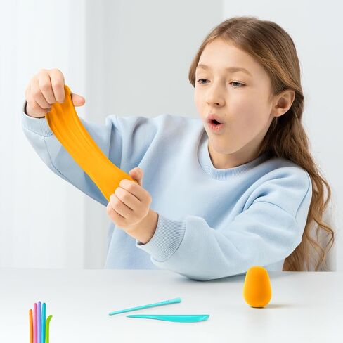 Hey Clay Dinos Set-Colourful Modeling Kids-Air Dry Clay Kit 15 cans and Sculpting Tools with Fun Interactive Instructions App in Saudi Arabia