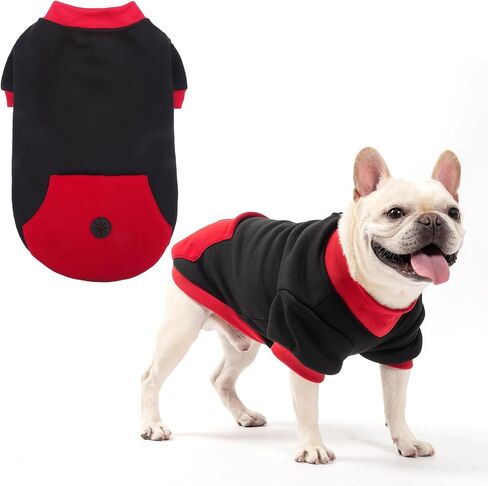 KOOLTAIL Dog Hoodie with Leash Hole & D-Ring, Thick Fleece-lined Winter Fall Warm Dog Clothes Cold Weather Coats, Soft Pet Sweater Sweatshirt for Small Medium Large Sized Dogs Puppy Boys Girls,Grey XL in Saudi Arabia