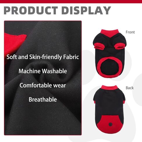 KOOLTAIL Dog Hoodie with Leash Hole & D-Ring, Thick Fleece-lined Winter Fall Warm Dog Clothes Cold Weather Coats, Soft Pet Sweater Sweatshirt for Small Medium Large Sized Dogs Puppy Boys Girls,Grey XL in Saudi Arabia