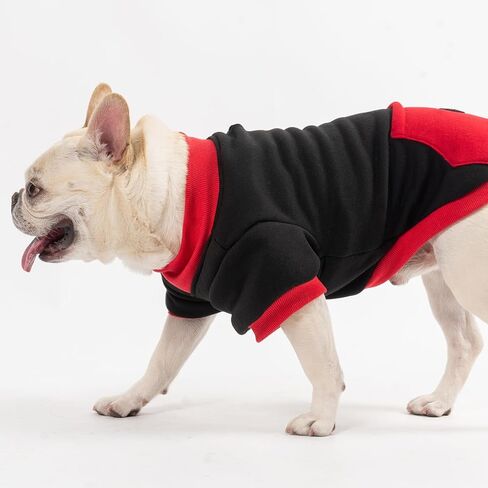 KOOLTAIL Dog Hoodie with Leash Hole & D-Ring, Thick Fleece-lined Winter Fall Warm Dog Clothes Cold Weather Coats, Soft Pet Sweater Sweatshirt for Small Medium Large Sized Dogs Puppy Boys Girls,Grey XL in Saudi Arabia