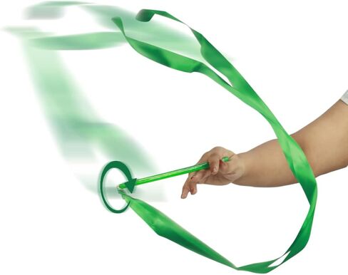 GSi Ribbon Rings for Kids – 6-Pack with Storage Bag and 12 Flowing Ribbons Each Dance Ribbons, Classroom Movement, Gymnastics, Party Favors in Saudi Arabia