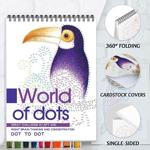 Adult Coloring Books for Women Stress Relief, 24 Pages Coloring Book for Adults Relaxation, Spiral Coloring Books for Adult, Relaxing Gift for Women, Single-Sided Coloring Book of Magic House in Kuwait
