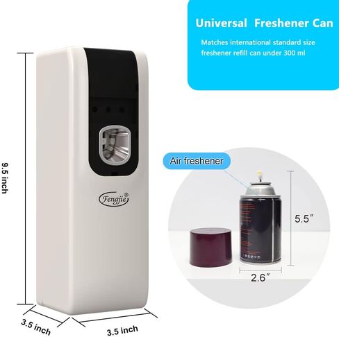 موزع رذاذ الهواء المعطر التلقائي ، Fengjie Auto Air طالب الرش -جدار الجدار/موزع العطور الدائم المجاني لفندق مكتب الغرفة الرئيسية ، إعادة ملء الهواء. in Kuwait