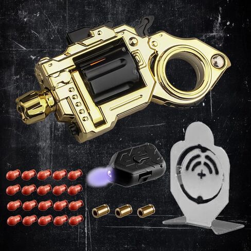 Toys Toys البالغين GUNNER GUN: Premium Metal Fidget Spinner للبالغين ، ومحسّن للتخفيف من الإجهاد الصامت والتركيز للمكتب والألعاب والسفر (الذهبي والمتوسط) in Saudi Arabia