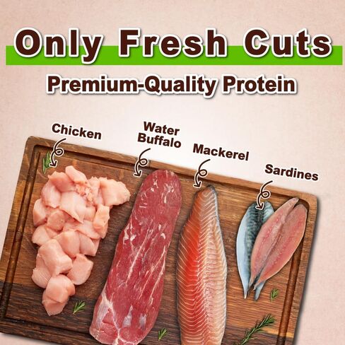 AFreschi Natural Cat Treats Turkey & Chicken & Mackerel W Shape 6 oz, All-Natural, High-Protein, Grain-Free, Healthy, Low-Fat, Easily Digestible in Kuwait