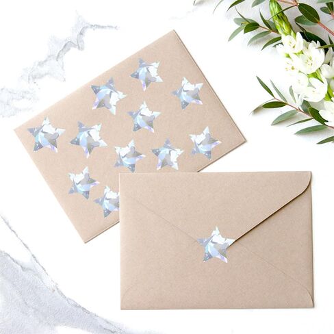 ملصقات Gold Star for Kids مكافأة ، 500 ٪ 1 "ملصقات Glitter Foil Star للأظرف اللامعة اللمسات الديمقراطية اللمساتية ذاتية اللمسات in Kuwait