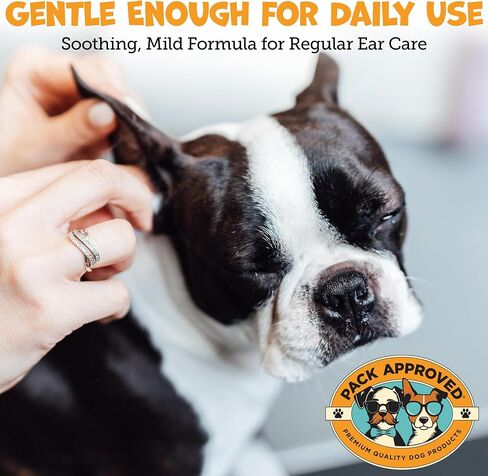 Finger Ear Wipes for Dogs with Aloe Vera and Eucalyptus - Convenient, Extra-Coverage, and Large Design Dog Ear Cleaning Wipes - Removes Wax and Freshens Ears - 50 Wipes in Kuwait