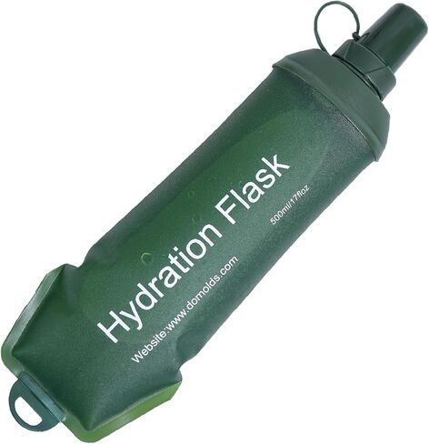 AXEN Soft Flask TPU Foldable Running Hydration Flask, Soft Collapsible Water Bottle for Hydration Pack Cycling Marathon Running Hiking in Kuwait