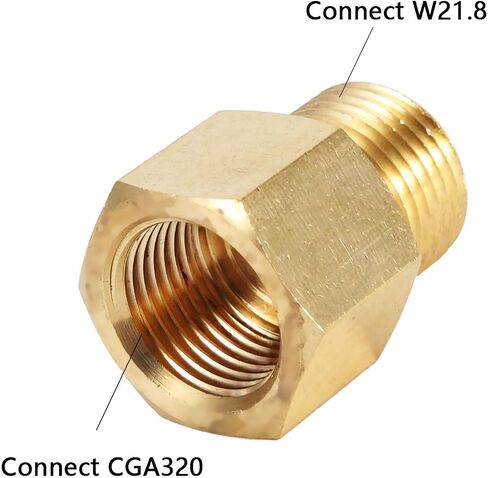 محول CGA320 CO2 W21.8 محول محول التحويل (W21.8 CGA320) in Saudi Arabia