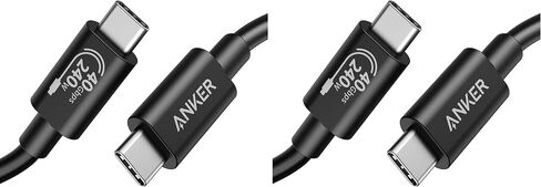 انكر كيبل USB 4 515 بطول 3.3 قدم، يدعم شاشة 8K HD، نقل بيانات 40 جيجابايت في الثانية، كيبل شحن USB C الى نوع سي، 240 واط، للابتوب والموزع والقاعدة والمزيد in Kuwait