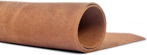 Genuine Cowhide Leather Pieces, Natural Mixed Colors, Decorative Hair-On Hide Squares 24 x 12 inch (Pack of 2) (Brown) in Kuwait