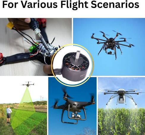 Pro 2810-1300KV محرك بدون فرش من 6 إلى 8 بوصات FPV Multicopter Drone 6S محرك ، 1325W كحد أقصى ، 5.7 رطل الدفع in Saudi Arabia