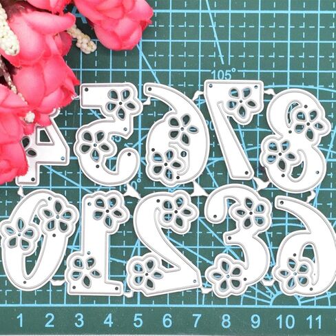 Lapoo Words Cutting Die for Scrapbooking - Durable, Cut Stencils for DIY Scrapbook Photo Album Decorative Paper Card, Card Making Supplies Party Wedding Decorations (Happy Birthday 4.1 x 3.3 in) in Kuwait