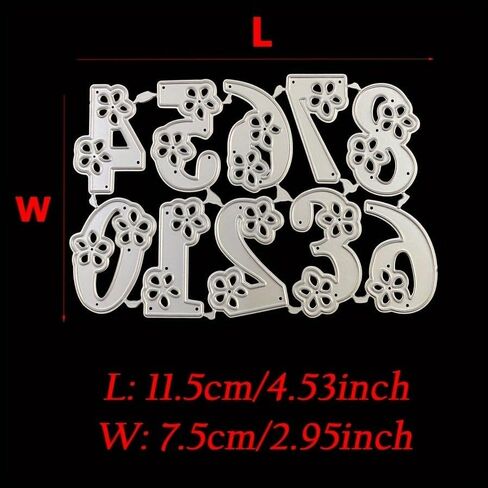 Lapoo Words Cutting Die for Scrapbooking - Durable, Cut Stencils for DIY Scrapbook Photo Album Decorative Paper Card, Card Making Supplies Party Wedding Decorations (Happy Birthday 4.1 x 3.3 in) in Kuwait