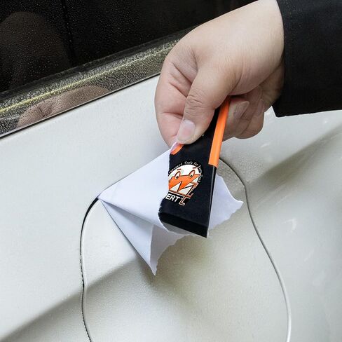 Wrapxpert Window Tint Squeegee Triange Squeegee Corner Card Long Window Film Scriper Edge Tool for Window Tinting ، Wrap Vinyl ، PPF ، 2 Pack in Kuwait