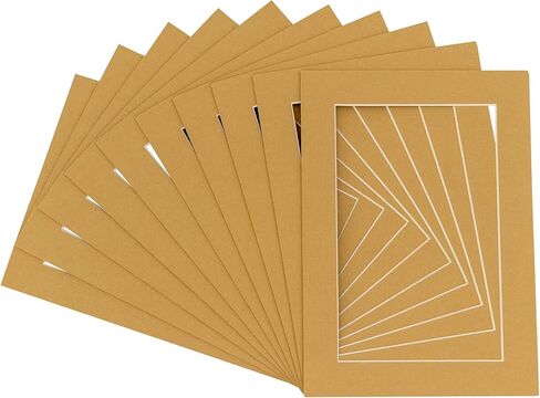 8x12 MAT لـ 11x14 الإطار - مجموعة أدوات عرض خالية من حمض Precut Mat Board مع لوحة احتياط in Kuwait