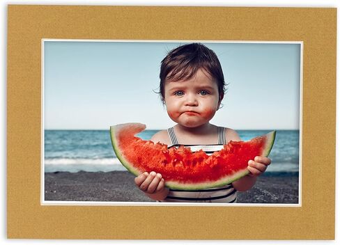 8x12 MAT لـ 11x14 الإطار - مجموعة أدوات عرض خالية من حمض Precut Mat Board مع لوحة احتياط in Kuwait