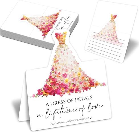 50pcs 3d Christmas Wedding Table Corper - نصيحة ورغبات لـ MR و MRS ، ملاحظات رسالة ضيف فارغة مع موقف ، بطاقات الرغبات الرومانسية لديكور طاولة الزفاف (الأجراس والزهور) in Kuwait