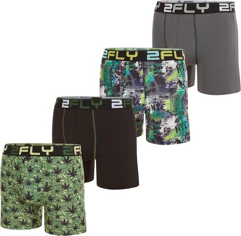 2fly Men's Boxer Binds Multipack Ultra Soft ، ملابس داخلية نشطة in Saudi Arabia