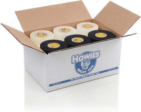 شريط الهوكي Howies - 15 شريط قماش أسود / 15 شريط قماش أبيض (30 حزمة) in Kuwait