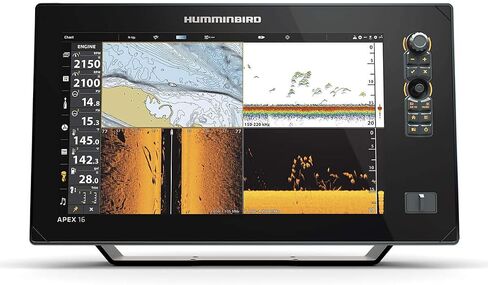 Humminbird 411470-1 APEX 13 MEGA SI+ CHARTPLOTTER مكتشف الأسماك in Kuwait
