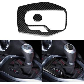 ​NVCNX Real Premium Carbon Fiber Compatible with Chevy Camaro 2016-2024 2017 2018 2019 2020 2021 2022 2023 Accessories Car Dashboard Air Vent Knob Panel Cover Sticker Decal Interior Trim Black