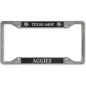 Rico Industries NCAA Alabama Crimson Tide Pewter License Plate Frame 12" x 6"
