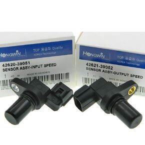 HWATPS 4262039051 & 4262139052 Input Output Speed Sensor Fits Hyundai Elantra Tiburon Tucson Sonta Santa FE XG300 Azera XG350 Entourage