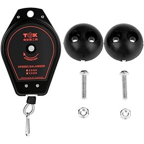Retractable Spring Balancer Tool Holder Hanging 0.6-2kg ES620 for Assembly Line Black