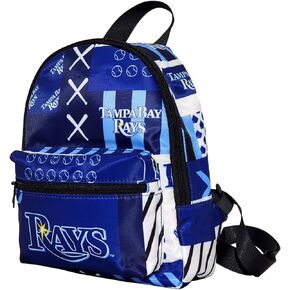Tampa Bay Rays Full Size Backpack, Licensed Gift Merch for Rays Fans TM1883 (Street Series Adult Bags) Adult Street Series Crossbody Bag: Water resistant Tampa Bay Merchandise for Women