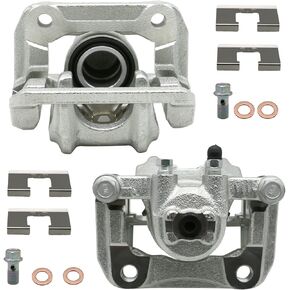 Chefull 2PCs 19-B6887 19-B6886 Disc Brake Caliper Assembly with Bracket Compatible with Acura RDX 2013-2018 Honda CR-V 2007-2016(2007-2011 Built in Japan) Crosstour 2012-2015 Rear Left and Right