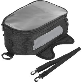 Motoforti Universal 6.8'' Motorcycle Tank Bag Backpack Motorbike Oxford Magnetic GPS Tank Pouch Bag Saddlebag Waterproof for Honda for Yamaha for Suzuki