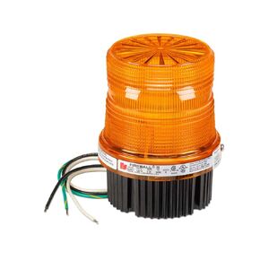 Federal Signal FB2PST-120B Fireball Strobe Warning Light, Single Flash, 1/2" NPT Pipe/Surface Mount, 120 VAC, Blue