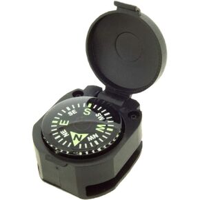 Sun Company Wrist Turtle - Armoured Wrist Compass with Closing Cover | Easy-to-Read Compass for Watch Band or Paracord Survival Bracelet