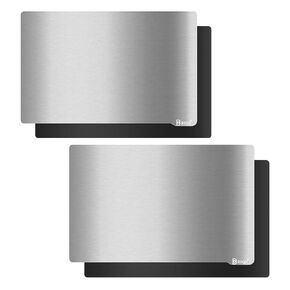 BIQU Resin Magnetic Flexible Steel Plate, 150x95mm Flex Bed Build Plate Compatible with Elegoo Mars 3 SLA LCD Resin 3D Printer
