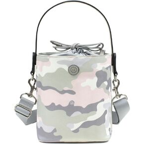 TWELVElittle On The Go Bottle Bag, Insulated Baby Bottle Bag, Three to Four Bottles- Ice Pack Included in Blush Camo
