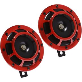 Anxingo Electric Car Horn 12V Universal Vehicle Horn High Tone and Low Tone Metal Twin Horn Kit with Bracket - Add Safety to Drive with 118db(A) of Sound