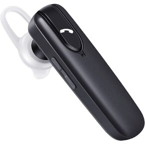 Bluetooth Headset for Cell Phones,Voice Command Wireless Headset with Noise Cancelling,Hands Free Bluetooth Headphone Earbuds Fit for iPhone Android Samsung Laptop Truck Driver