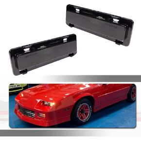 For 82 83 84 85 86 87 88 89 90 91 92 Pontiac Trans Am Firebird fender Bumper Rear Side Marker Parking Lights Smoked Lens
